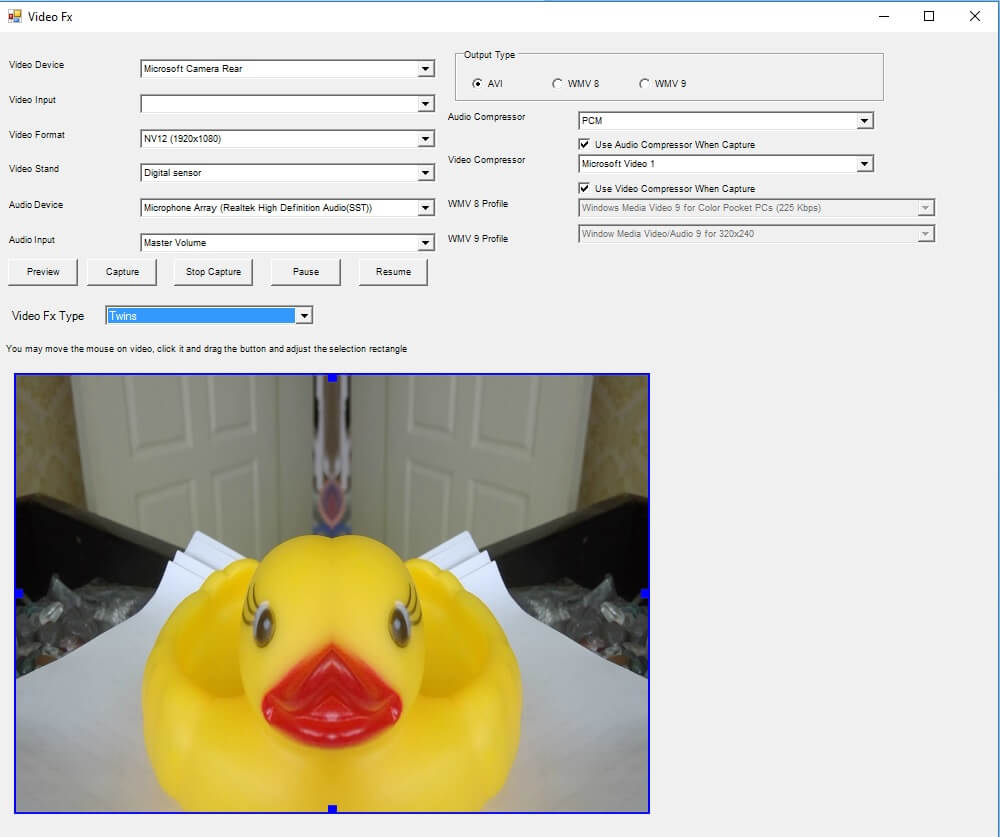 VideoCap Pro SDK ActiveX screenshot