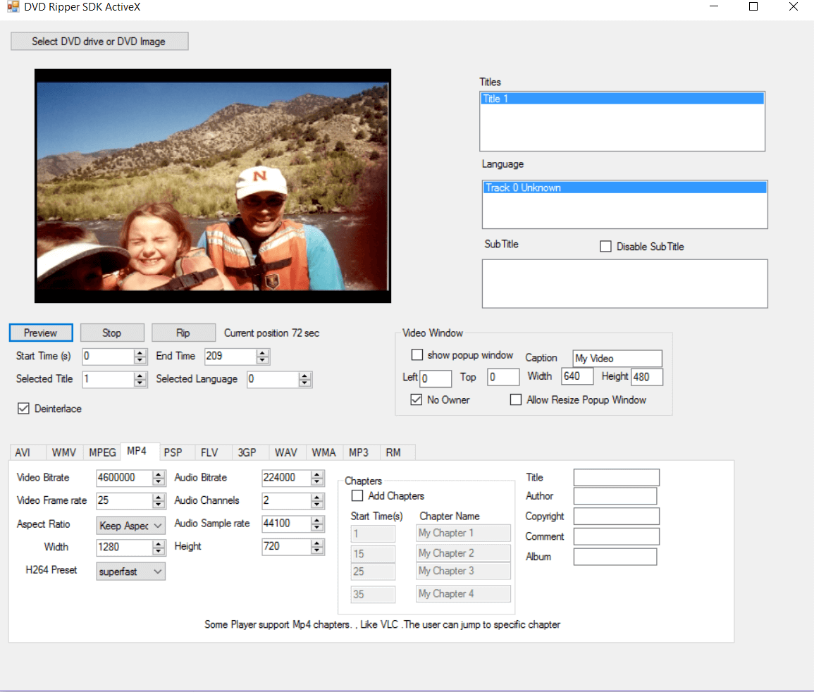 DVD Ripper SDK ActiveX 5.0 full