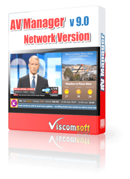 Digital Signage Desktop Software - AV Manager Network Version